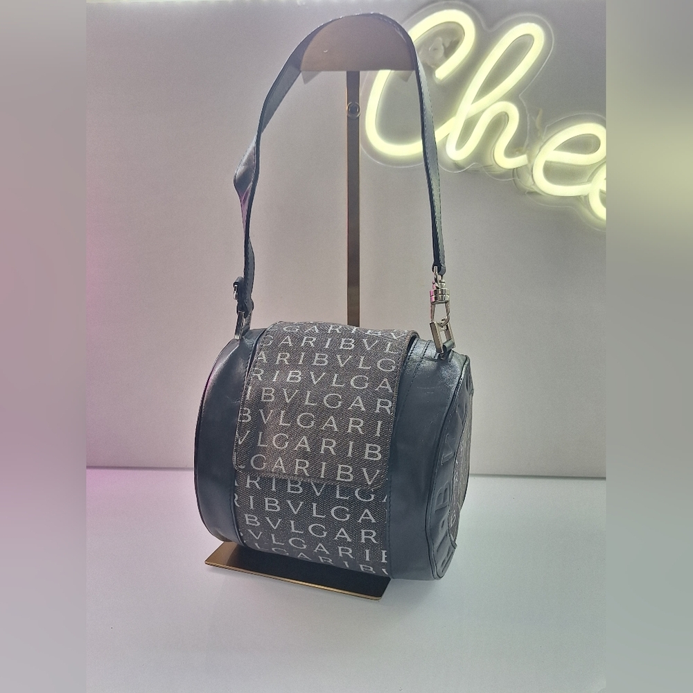 Bulgari Black and Gray Women's Bag
